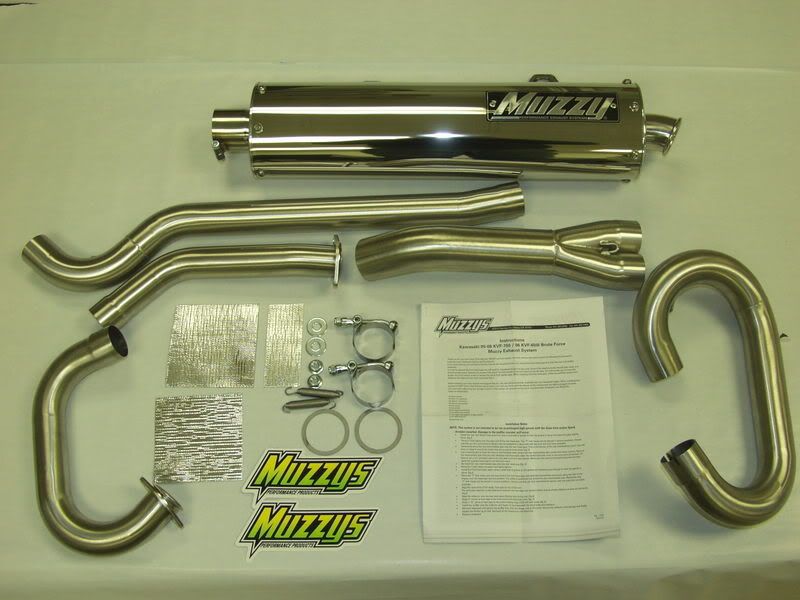 Muzzy Exhausts For Sale Kawasaki ATV Forum